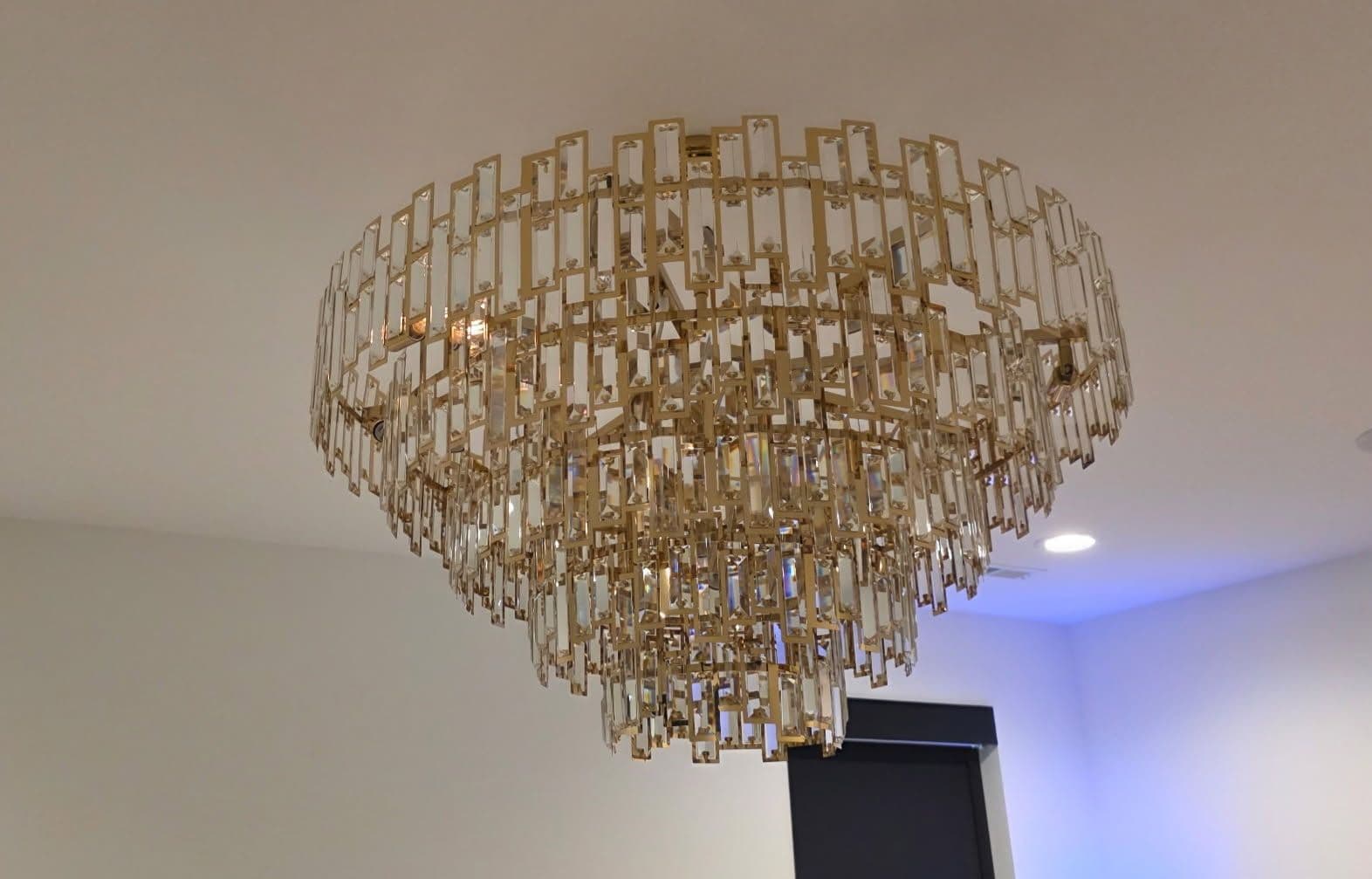 Elegant Chandelier Installation in Denver