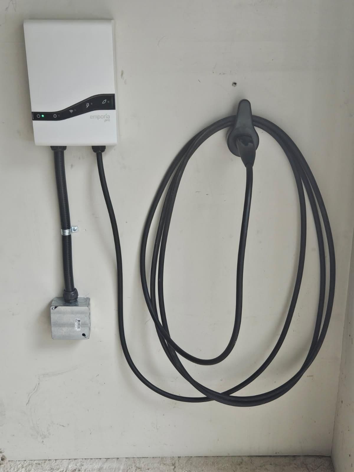 Emporia EV Charger Installed in Lafayette image